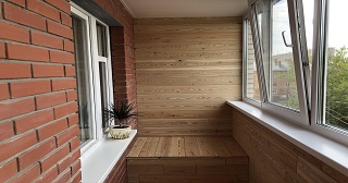 Отделка, остекление, утепление балконов в Курганинске от 206 руб. м/2.
